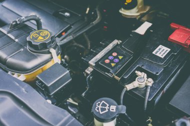 Vinnitsa, Ukrayna - 25 Haziran 2017 : T altında arabanın iç