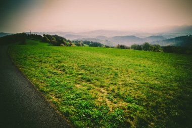 Dağlık bir alanda güzel sahne