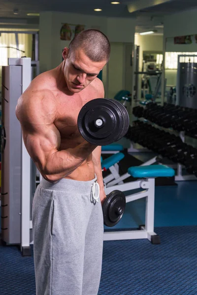 Treino no clube de fitness — Fotografia de Stock