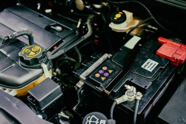 Vinnitsa, Ukrayna - 25 Haziran 2017 : T altında arabanın iç