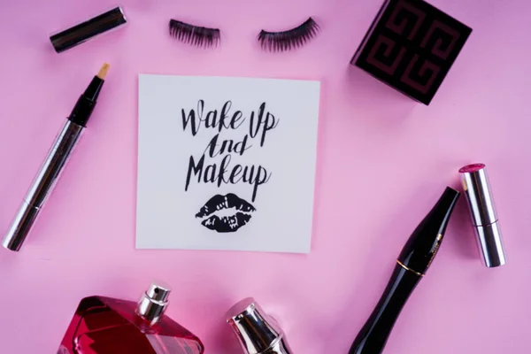 Verschillende make-up producten — Stockfoto