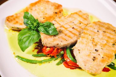 lezzetli restoran gıda, seçici odak