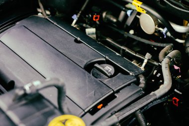 Vinnitsa, Ukrayna - 25 Haziran 2017 : T altında arabanın iç