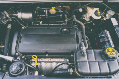 Vinnitsa, Ukrayna - 25 Haziran 2017 : T altında arabanın iç