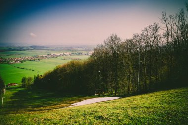 Dağlık arazinin zarif görünümü