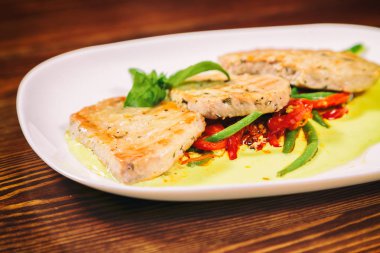 lezzetli restoran gıda, seçici odak