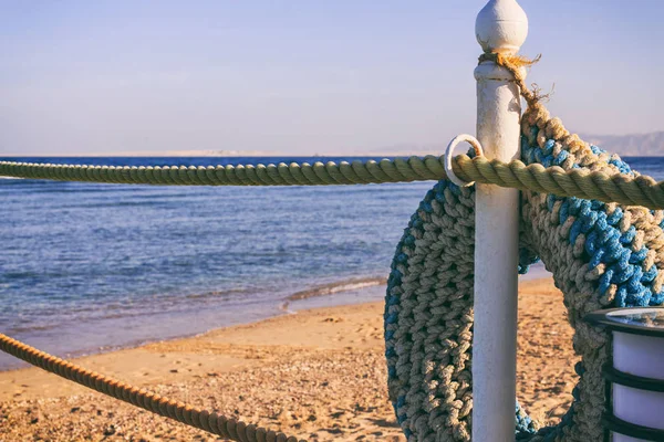 Ropes on the sea — Stock Photo, Image