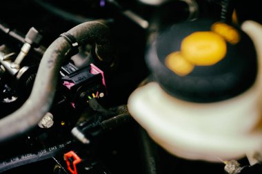 Makine yakın çekim motoru