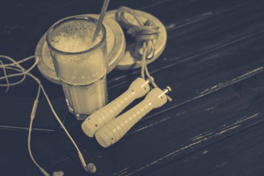 Spor ekipmanları, fitness ve spor kavramı