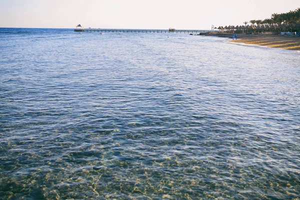 Crystal clear water at sea — Stock Photo, Image