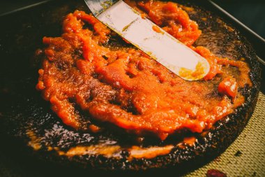 Hazırlık pasta, Pastalar reçel Yayilim