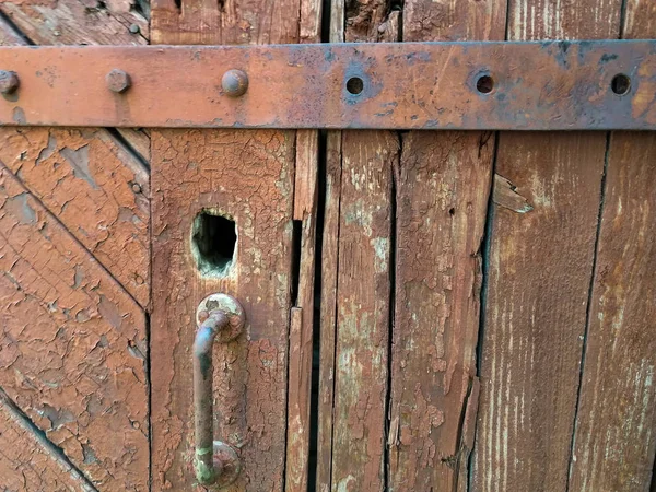 Porta velha fechada — Fotografia de Stock