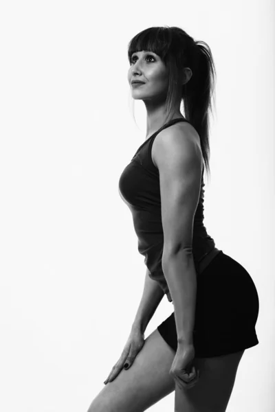 Sexy fitness vrouw — Stockfoto