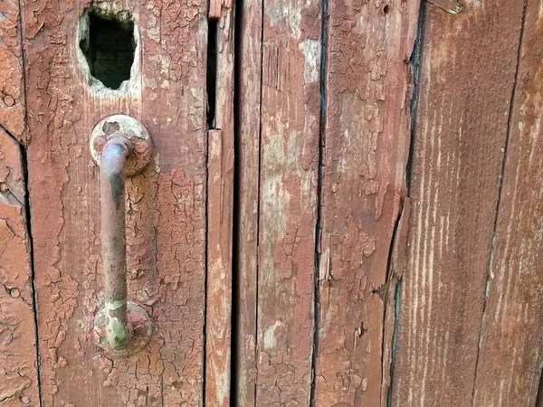 Porta velha fechada — Fotografia de Stock