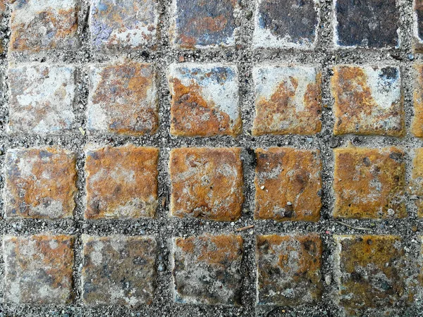 Velho azulejo enferrujado — Fotografia de Stock
