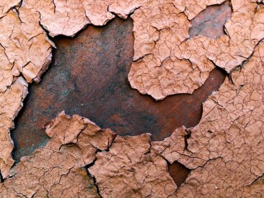 eski püskü kahverengi boya