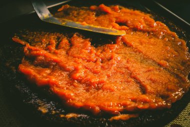 Hazırlık pasta, Pastalar reçel Yayilim