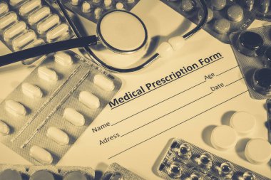 Arka plan üzerinde tıbbi bir konu, ilaç, ilaç