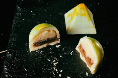 El yapımı tatlılar. Çikolata şekerleme