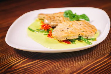 lezzetli restoran gıda, seçici odak