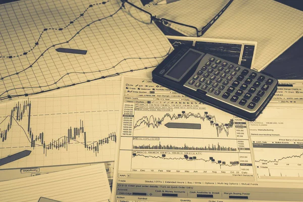 Begreppet forex ekonomi och ekonomisk analys — Stockfoto