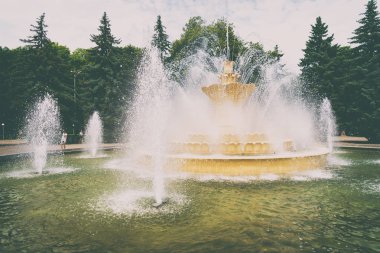 Parktaki güzel çeşme