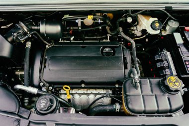 Vinnitsa, Ukrayna - 25 Haziran 2017 : T altında arabanın iç