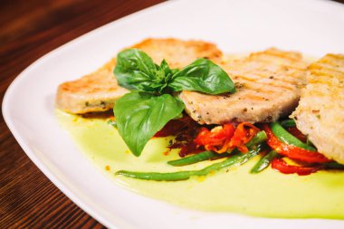 lezzetli restoran gıda, seçici odak