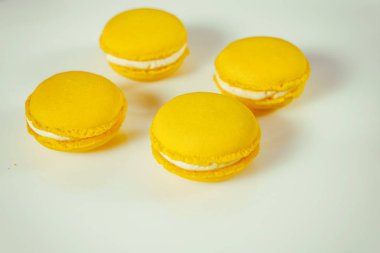 çok renkli macaroons