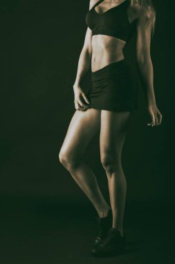 Güzel kadın göz yakın çekim, makyaj