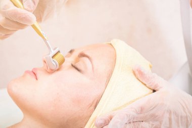 Spa salonu arka planında kozmetoloji