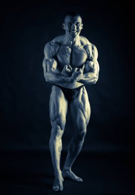 vücut geliştirme vücut siyah ve beyaz