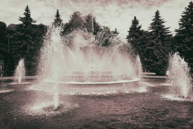 Parktaki güzel çeşme