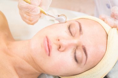 Spa salonu arka planında kozmetoloji