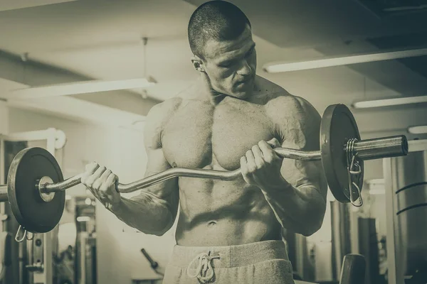 Workout in the fitness club — Stock Photo, Image