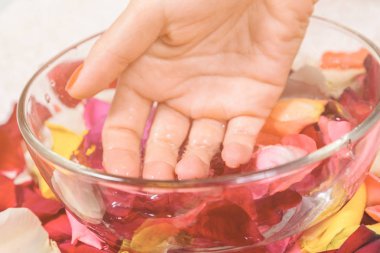 insanlar, güzellik, spa, kozmetik ve cilt bakım kavramı