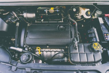 Vinnitsa, Ukrayna - 25 Haziran 2017 : T altında arabanın iç