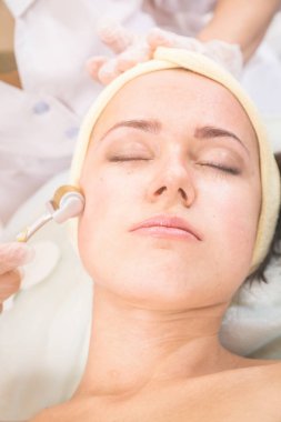 Spa salonu arka planında kozmetoloji