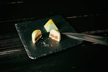 El yapımı tatlılar. Çikolata şekerleme