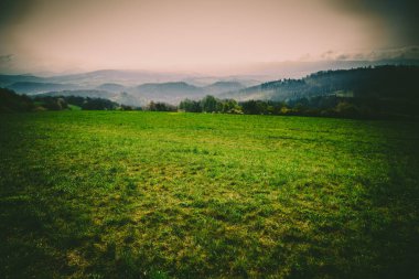 Dağlık bir alanda güzel sahne