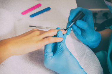 Spa kuaförde manikür