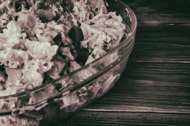 Sebzeli yeşil salata