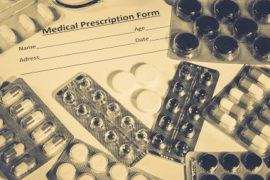 Arka plan üzerinde tıbbi bir konu, ilaç, ilaç