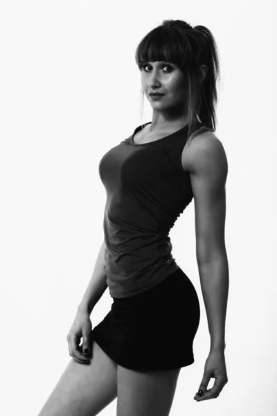 Sexy fitness vrouw — Stockfoto