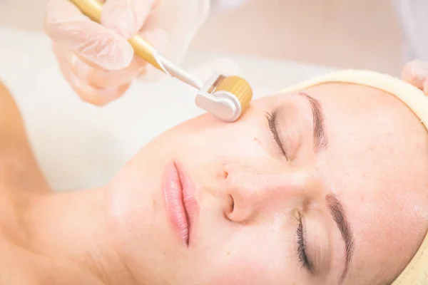 Cosmetologia no fundo do salão de spa — Fotografia de Stock