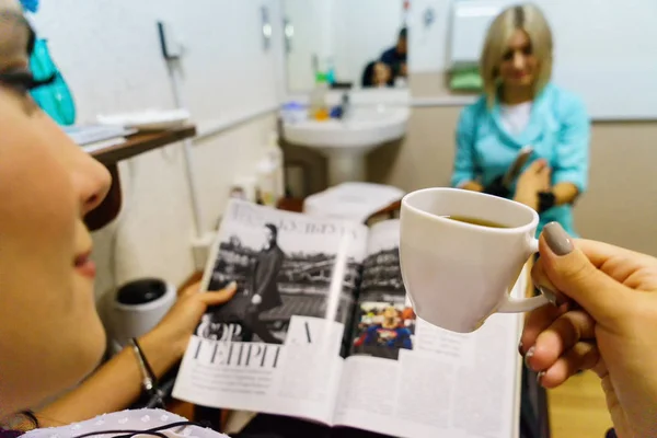 Pedicure in het spa salon — Stockfoto