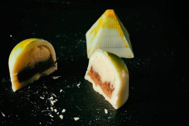 El yapımı tatlılar. Çikolata şekerleme