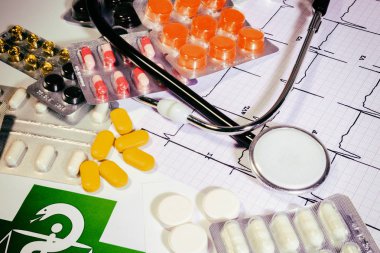 Arka plan Tema Farmakoloji, tablet