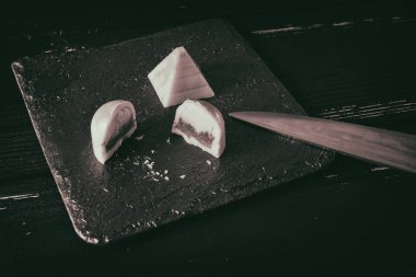 El yapımı tatlılar. Çikolata şekerleme