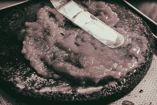 Hazırlık pasta, Pastalar reçel Yayilim